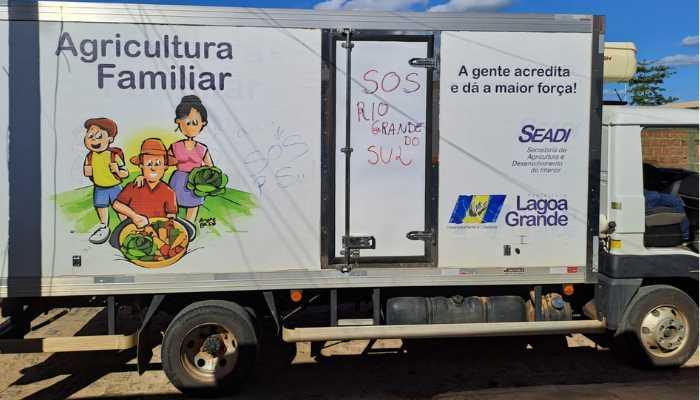 Solidariedade: Prefeitura de Lagoa Grande-PE envia remessa de doações ao Rio Grande do Sul