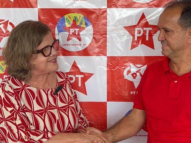Durante agenda em Lagoa Grande-PE, senadora Teresa Leitão declara apoio à pré-candidatura de Gabriel Imóveis para prefeito