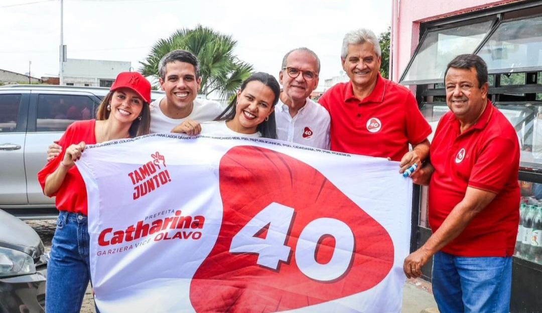 Multidão do vermelho: Catharina Garziera e Olavo Marques organizam Carreata da Vitória em Lagoa Grande-PE neste sábado (24)