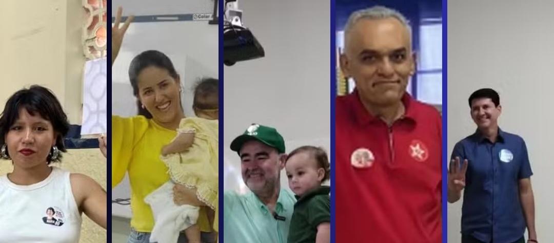 Candidatos a prefeito de Petrolina-PE vão às urnas exercer o direito de votar