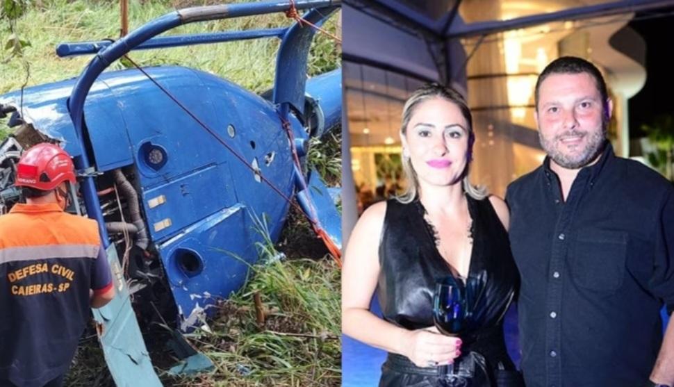 Adolescente aniversariante do dia fica ferida e seus pais morrem após helicóptero cair em São Paulo