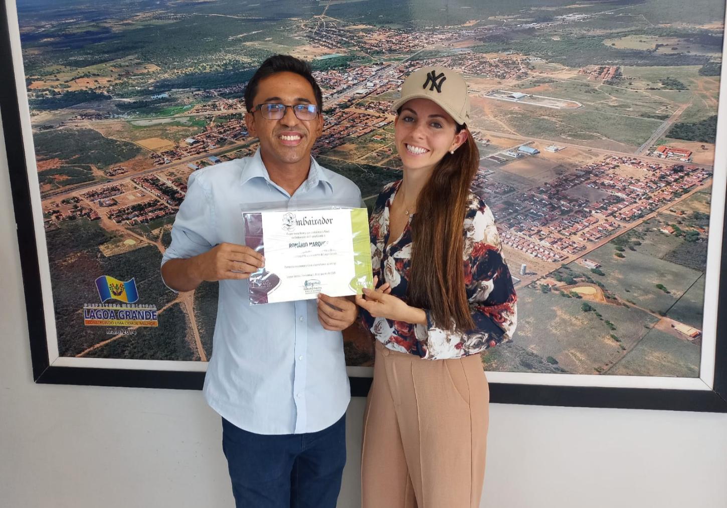 Jornalistas Romário Silva, Everaldo Ramos e Maurício Alves recebem o Título de Embaixador de Lagoa Grande-PE