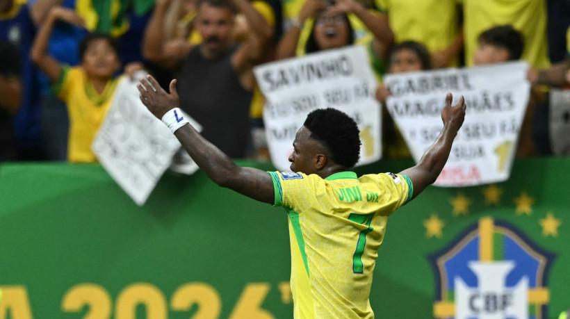 Vinicius Jr marca e o Brasil vence a Colômbia, chegando a vice-liderança das eliminatórias para a Copa do Mundo de 2026