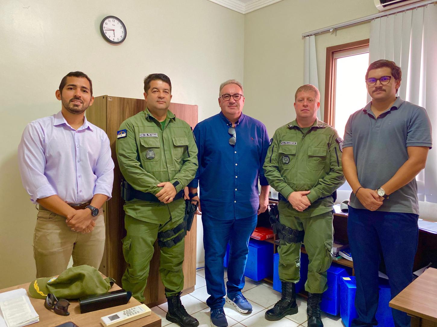 Prefeitura de Lagoa Grande-PE e Polícia Militar realizam reunião de alinhamento inicial para o esquema de segurança dos festejos de 30 anos da cidade