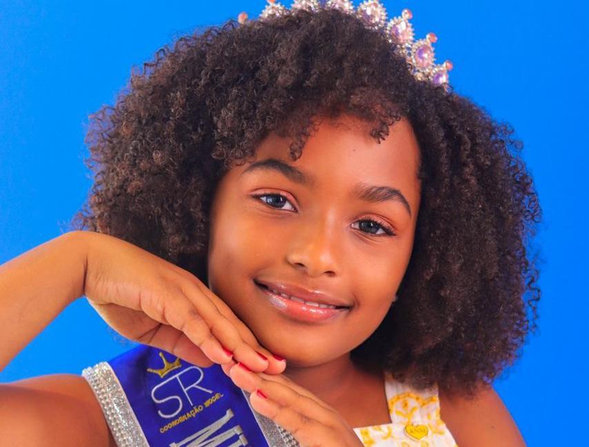 Eleita Mini Miss Pernambuco, Millena de Santa Maria da Boa Vista se prepara para participar do Miss & Mister Pacific em Salvador