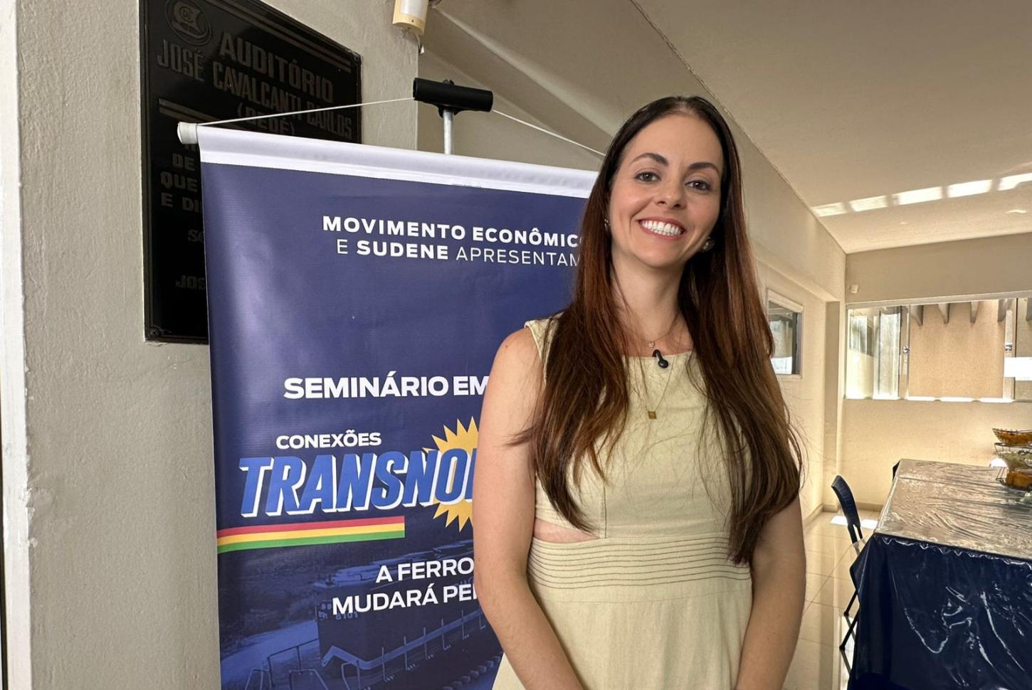 Prefeita Catharina Garziera participa do seminário Conexões Transnordestina e destaca o desenvolvimento de Lagoa Grande-PE