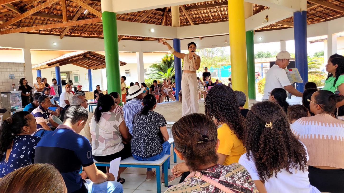 Mulheres do Assentamento Jatobá, em Lagoa Grande-PE, participam do Mutirão de Documentação da Trabalhadora Rural