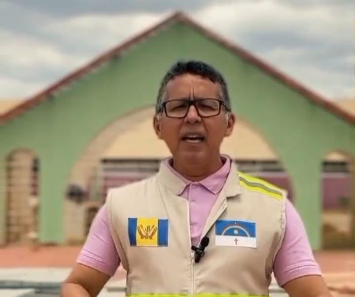 Vereador Mantena acompanha de perto a obra de modernização do Parque da Uva e do Vinho em Lagoa Grande-PE