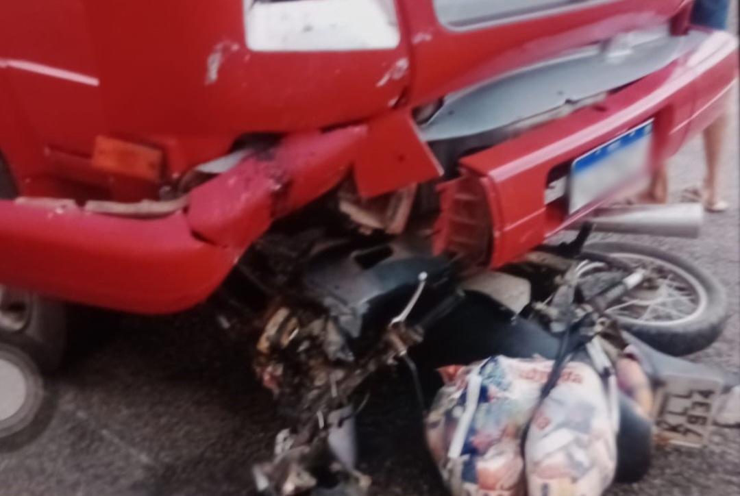 Acidente envolvendo motocicleta e caminhão tira a vida de idoso em Araripina-PE