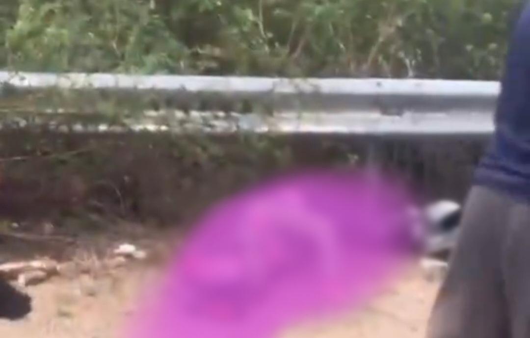 Motociclista fica ferido depois de sofrer acidente na estrada das Pedrinhas, em Petrolina-PE