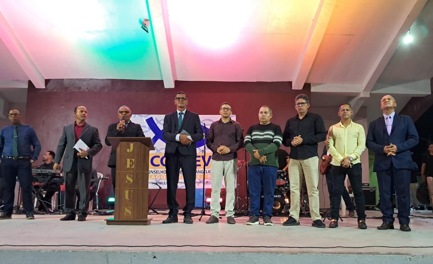 Evento gospel com a temática 