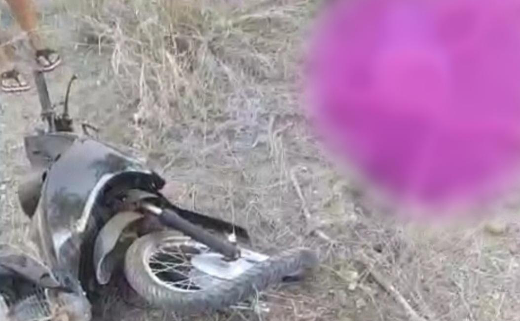 Mulher fica ferida em acidente de moto no interior de Juazeiro-BA