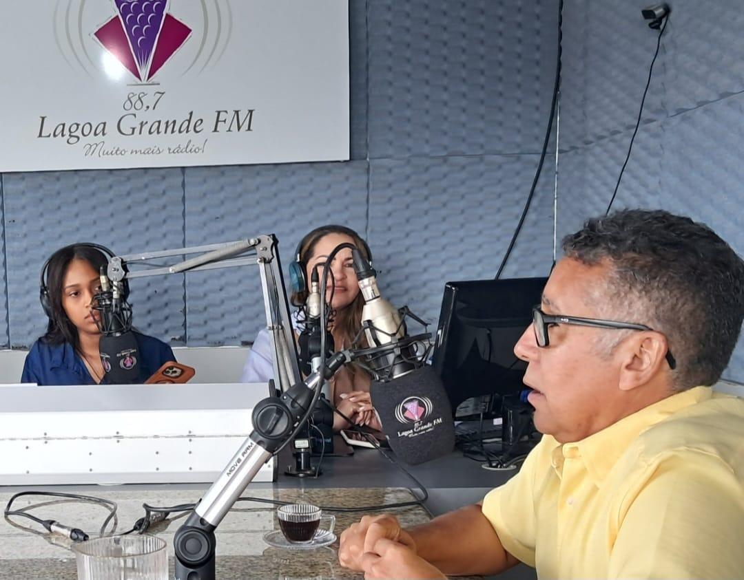 No Programa Fala Lagoa Grande, Presidente da Câmara de Vereadores de Lagoa Grande-PE anuncia a chegada de ações para o interior da cidade