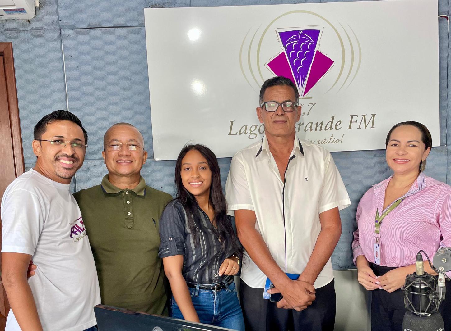 Pr. José Orlando e o Ev. Vitório Lopes participam do Fala Lagoa Grande e conversam sobre evento cristão na Concha Acústica, nos dias 16 e 17/02