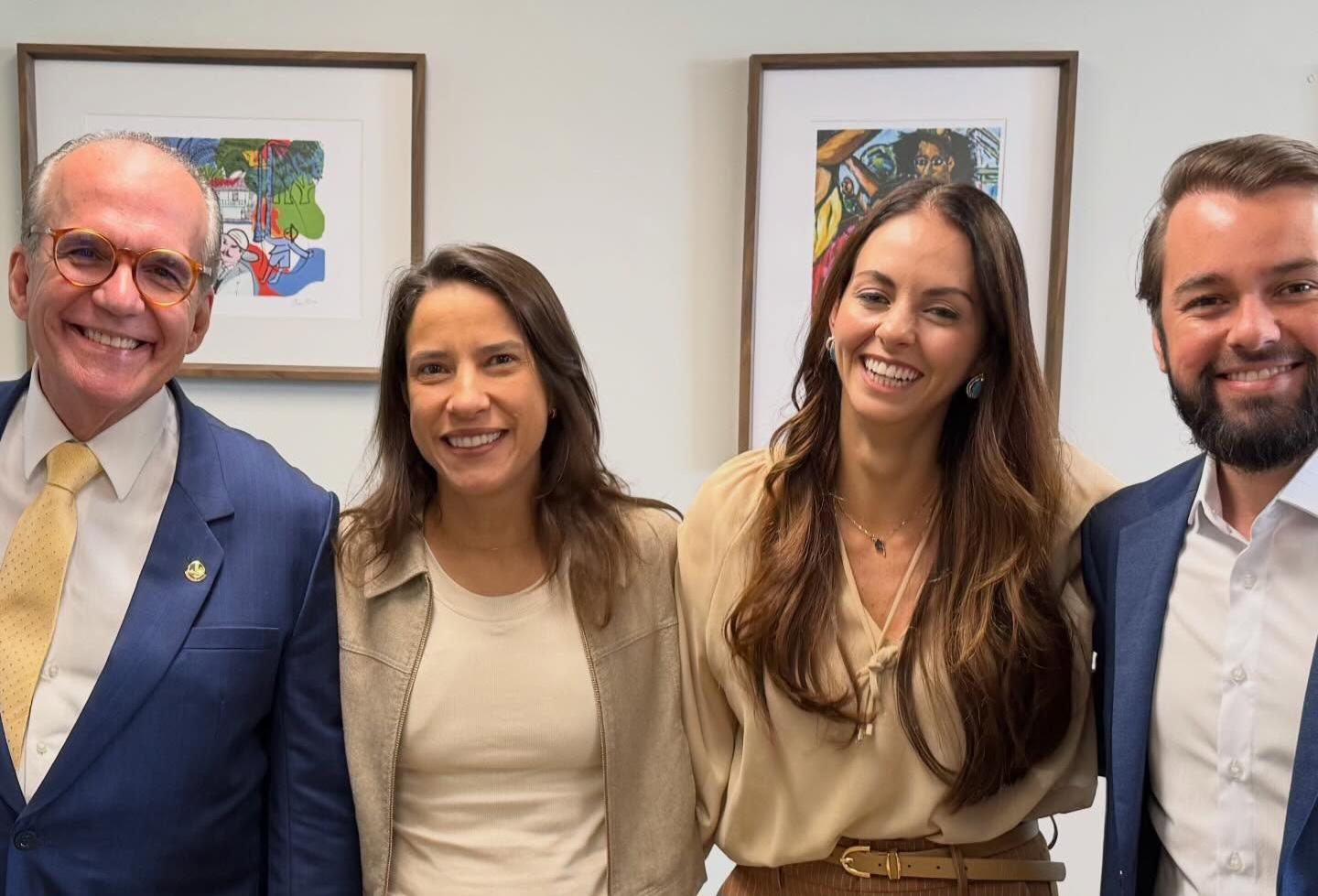 Em Brasília, prefeita Catharina Garziera apresenta demandas de Lagoa Grande-PE a governadora Raquel Lyra, parlamentares e o Ministro da Pesca e Aquicultura