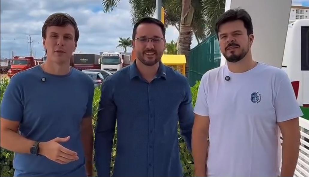 Miguel Coelho e Fernando Filho anunciam a pré-candidatura do vereador Diogo Hoffmann para deputado estadual