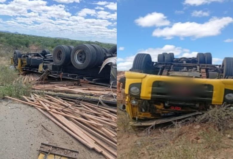 Acidente automobilístico tira a vida de caminhoneiro em Curaçá-BA
