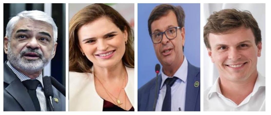 Humberto Costa, Marília Arraes, Miguel Coelho e Gilson Machado aparecem tecnicamente empatados na disputa pelo Senado; CONFIRA