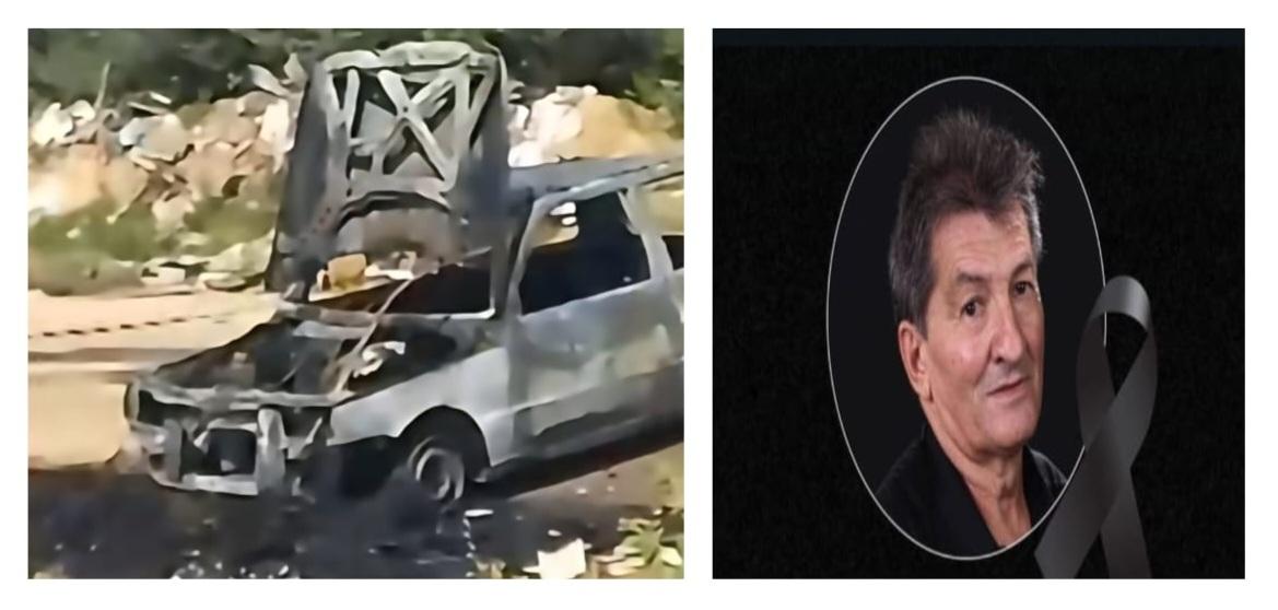 Natural de Dormentes-PE, ex-proprietário de antigo restaurante perde a vida dentro de carro incendiado em Petrolina-PE