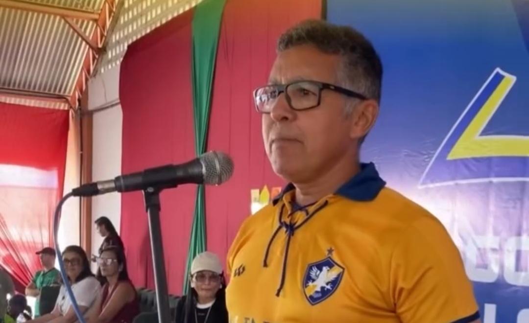 Vereador Mantena prestigia a abertura dos Jogos Escolares de Lagoa Grande-PE e destaca a importância do evento para valorizar os atletas da cidade