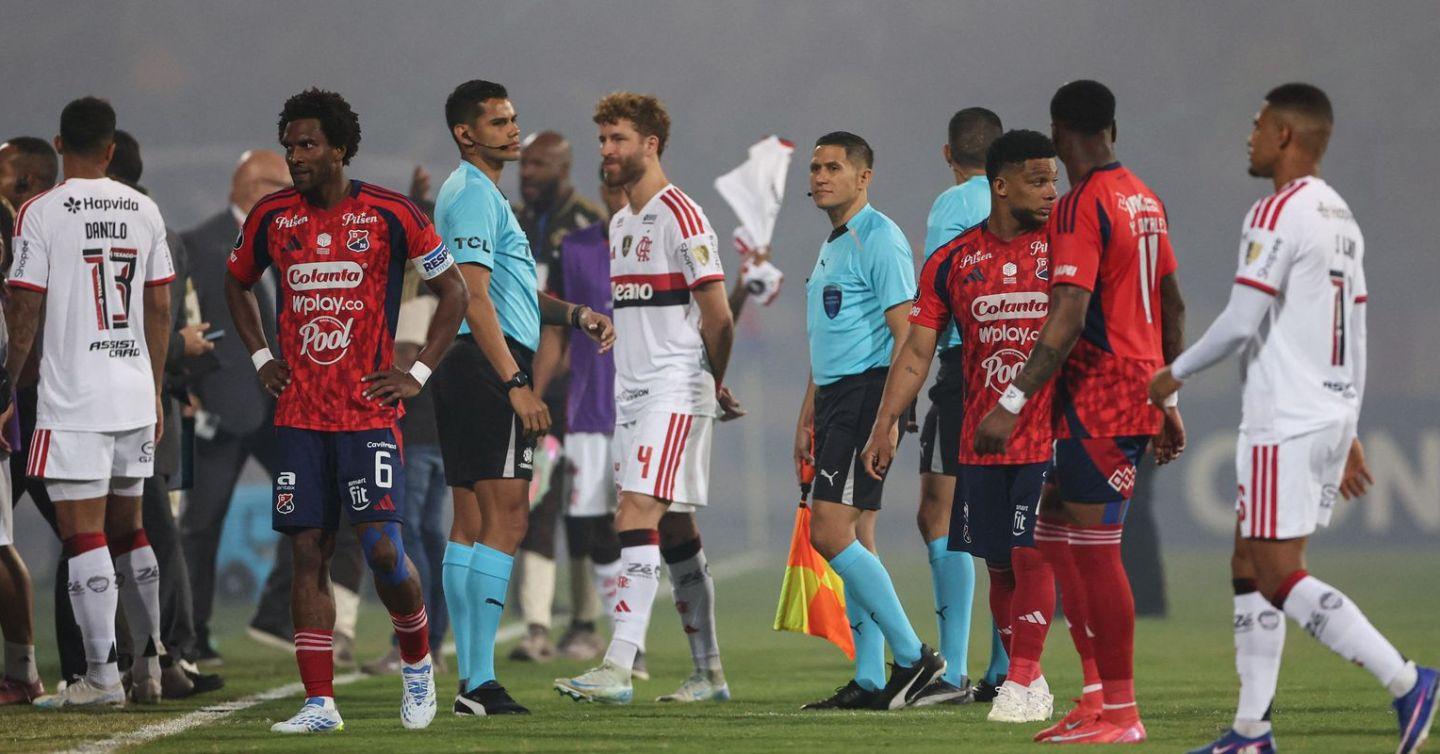 Agora é oficial! CONMEBOL confirma vitória do Flamengo em jogo interrompido contra o Independiente Medellín na Libertadores