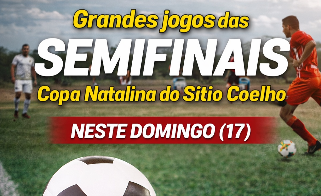 Bebedouro x Breno Car e Os Tops dos Vermelhos x Nova Descoberta disputarão as semifinais da Copa Natalina do Sítio Coelho, neste domingo (17)
