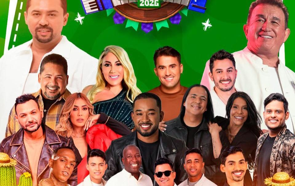 Desejo de Menina, Toque Dez, Tayrone, Amado Batista, Silvana & Berg e outras atrações irão comandar a Festa do Interior de Casa Nova-BA
