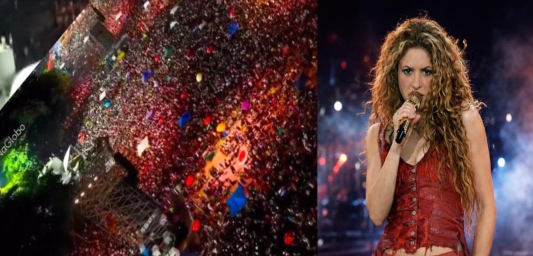 Milhões de pessoas se reúnem no Rio de Janeiro para acompanhar o show de Shakira; ASSISTA AO VIVO