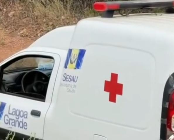 Motociclista fica gravemente ferido em acidente no interior de Lagoa Grande-PE