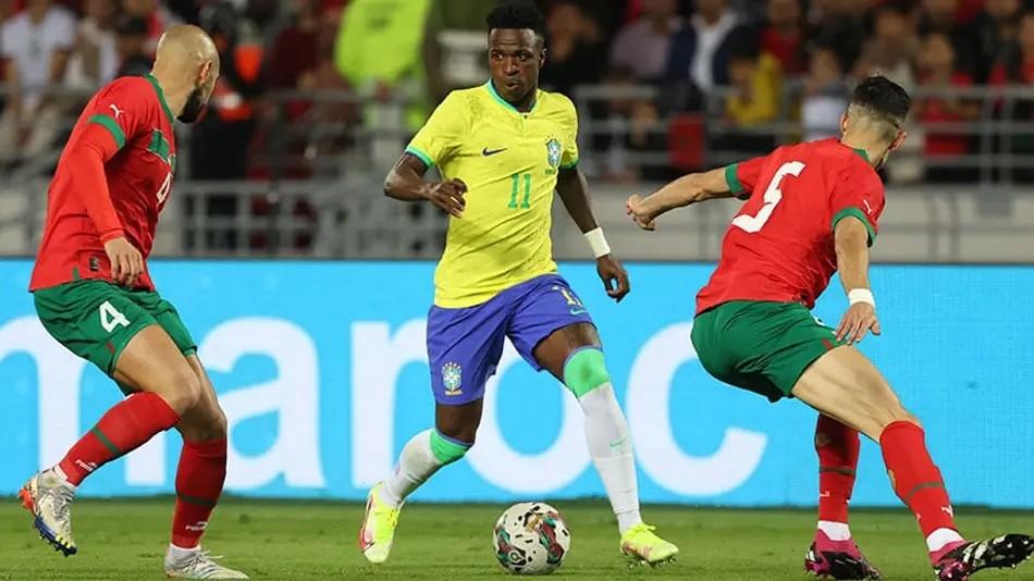 Com Endrick no banco de reservas, Brasil empata com Marrocos na estreia da Copa do Mundo