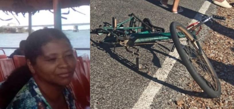 Em Sobradinho-BA, mulher morre ao sofrer acidente automobilístico enquanto andava de bicicleta