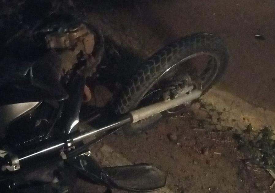 Acidente envolvendo moto e caminhão é registrado na zona rural de Petrolina-PE