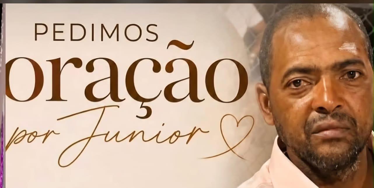 Familiares e amigos pedem oração por Júnior que está internado em estado grave devido ao acidente no Assentamento Mansueto