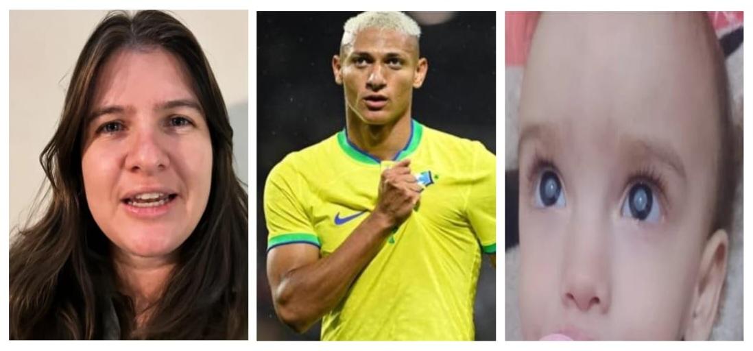 Solidariedade: Jogador Richarlison vai pagar cirurgia de petrolinense e doa R$ 60 mil para tratamento de bebê em Alagoas