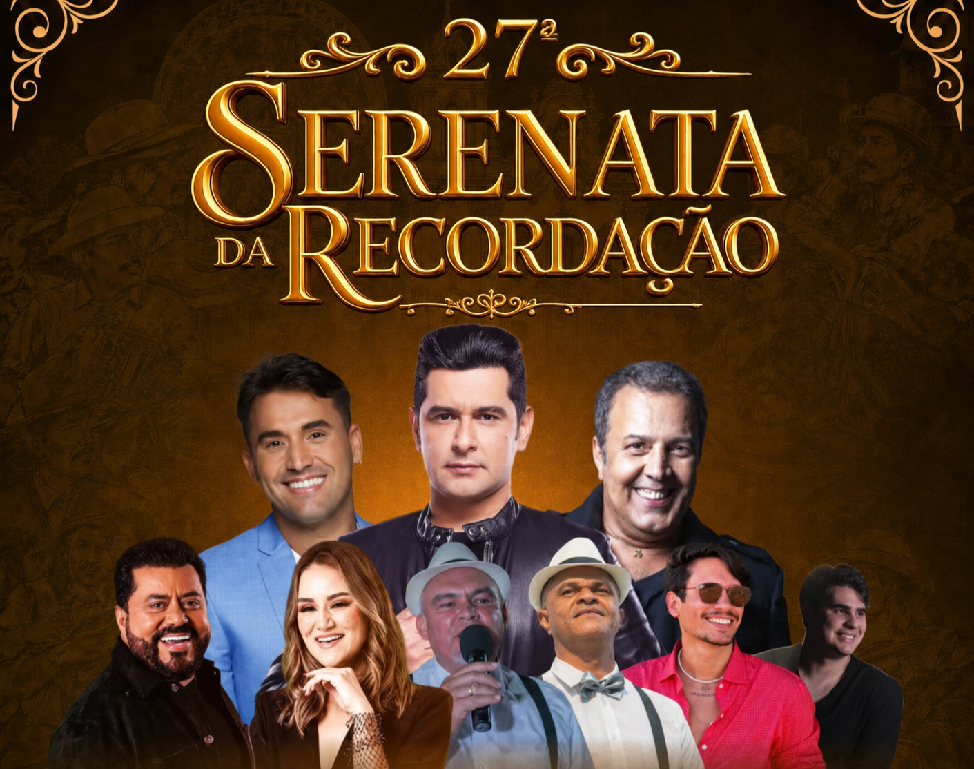 Tayrone, Léo Magalhães, Limão Com Mel e outras atrações irão comandar a Serenata da Recordação em Santa Maria da Boa Vista-PE