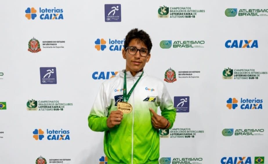 Atleta do Projeto N-10, Erick David - da APA PETROLINA conquista o Campeonato Brasileiro de Atletismo sub-18, dos 2.000m com obstáculos