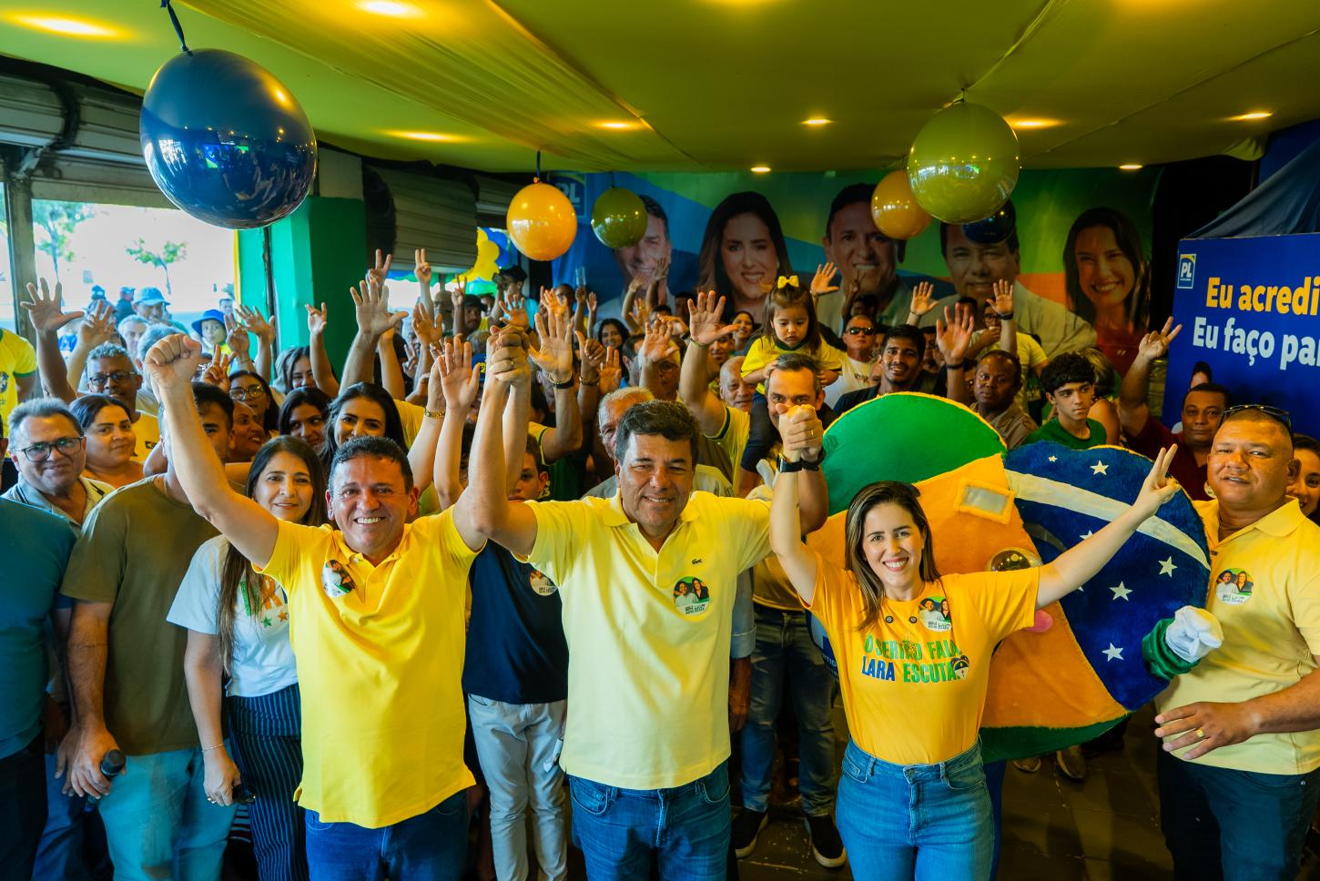 Força Conservadora em Petrolina-PE: Carlos Britto e Lara Cavalcanti inauguram comitê com apoio de peso de Mendonça Filho