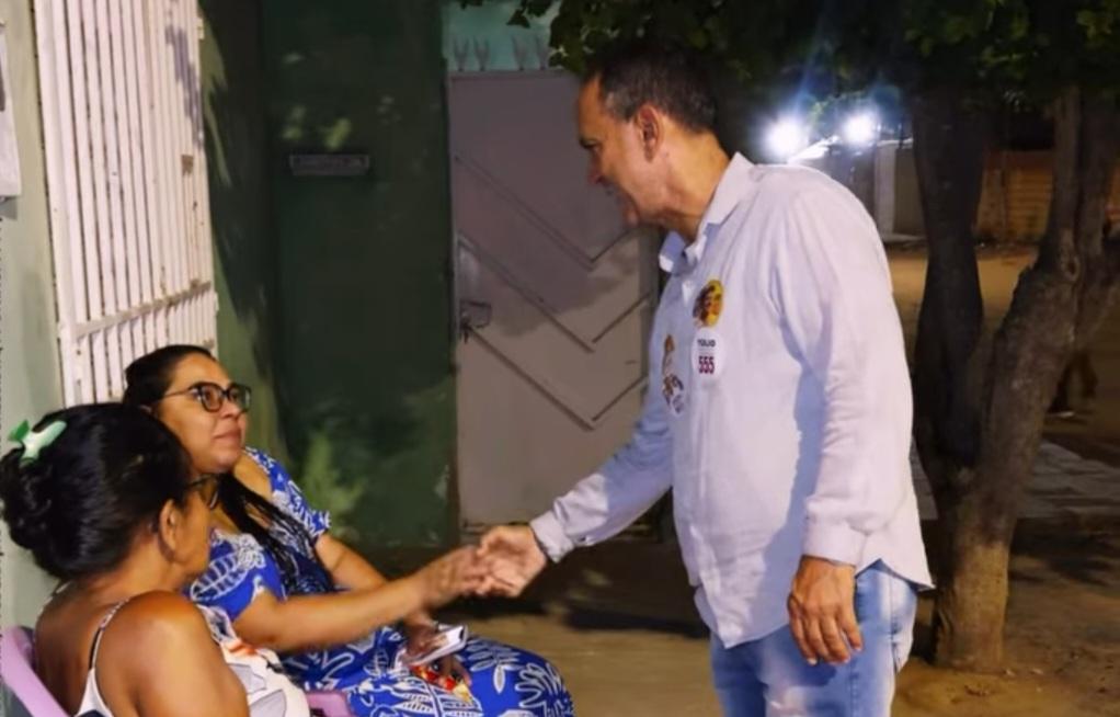 Durante agenda em Lagoa Grande-PE, candidato a deputado federal, Gabriel Imóveis apresenta propostas a população