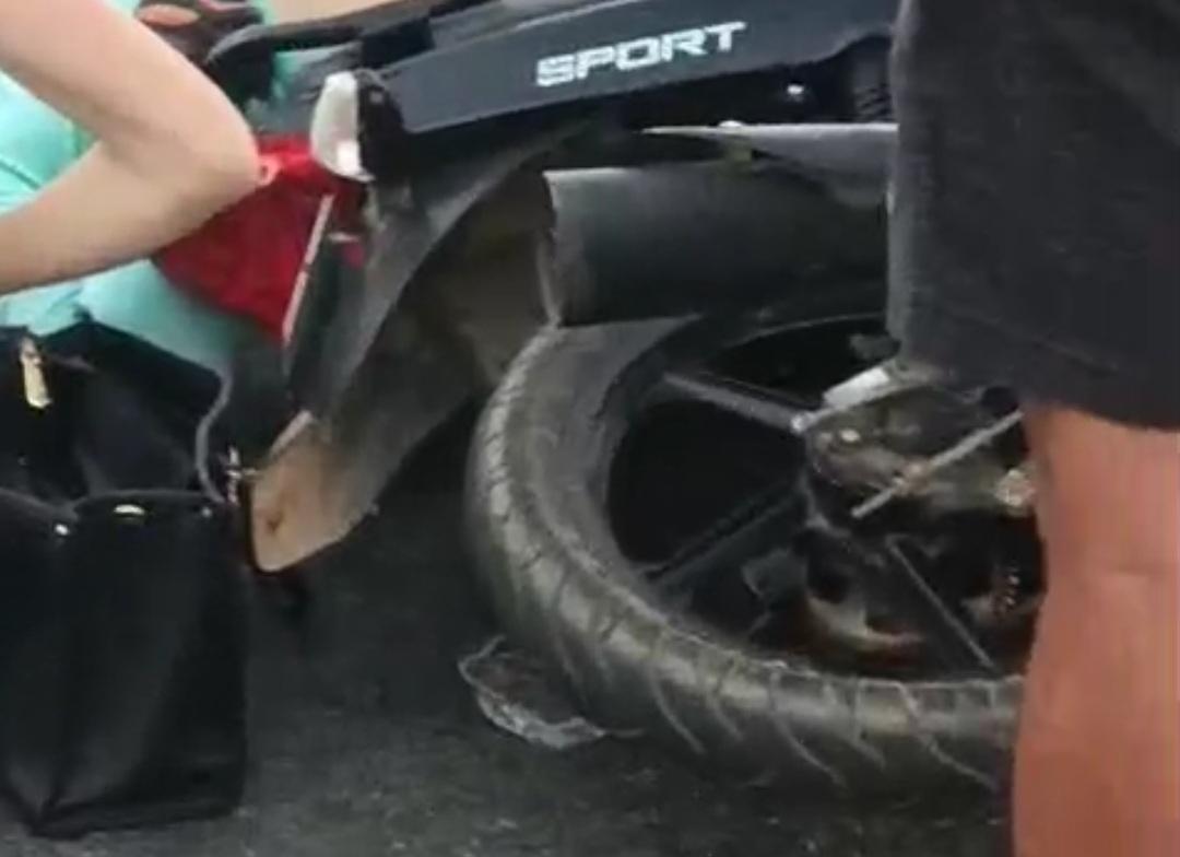 Grave acidente envolvendo motocicleta e caminhão é registrado em Juazeiro-BA