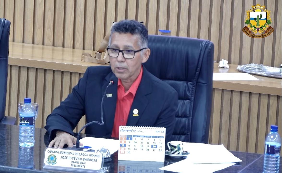 Presidente do Legislativo de Lagoa Grande-PE, Mantena anuncia inauguração de ampliação do prédio da Câmara de Vereadores